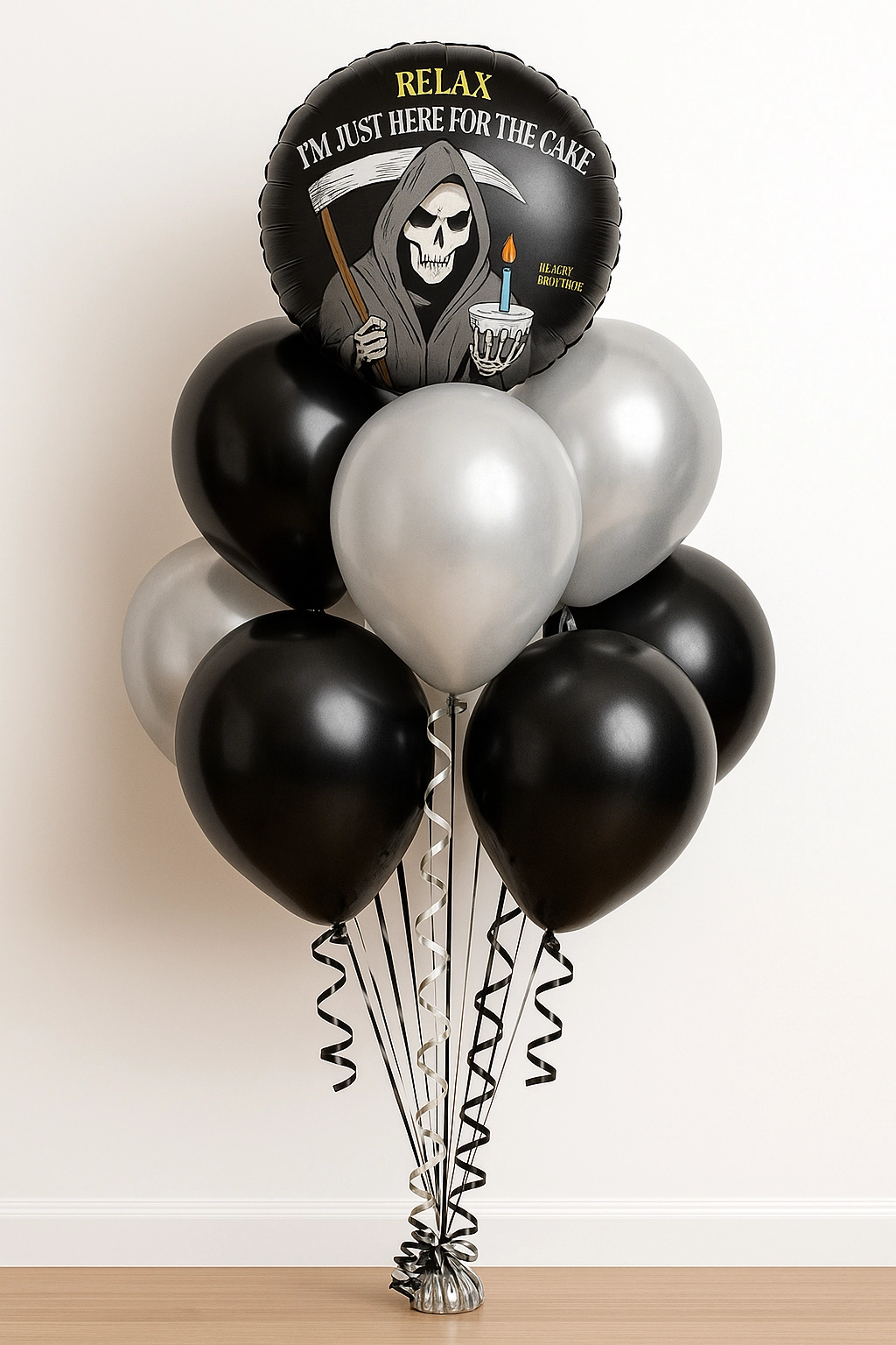 Over The Hill Balloon Bouquet 12 Latex, 1 Foil Balloon