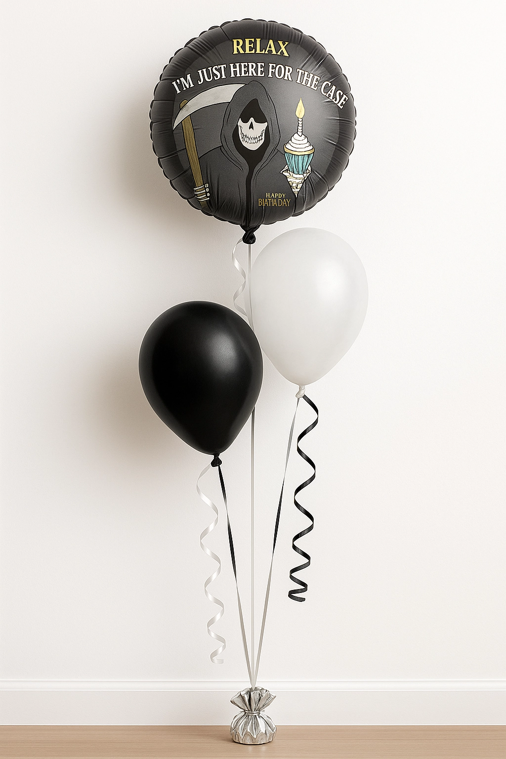 Over The Hill Balloon Bouquet 2 Latex, 1 Foil Balloon