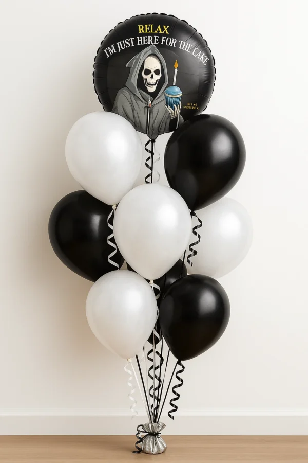 Over the Hill Balloon Bouquet 6 Latex, 1 Foil Balloon
