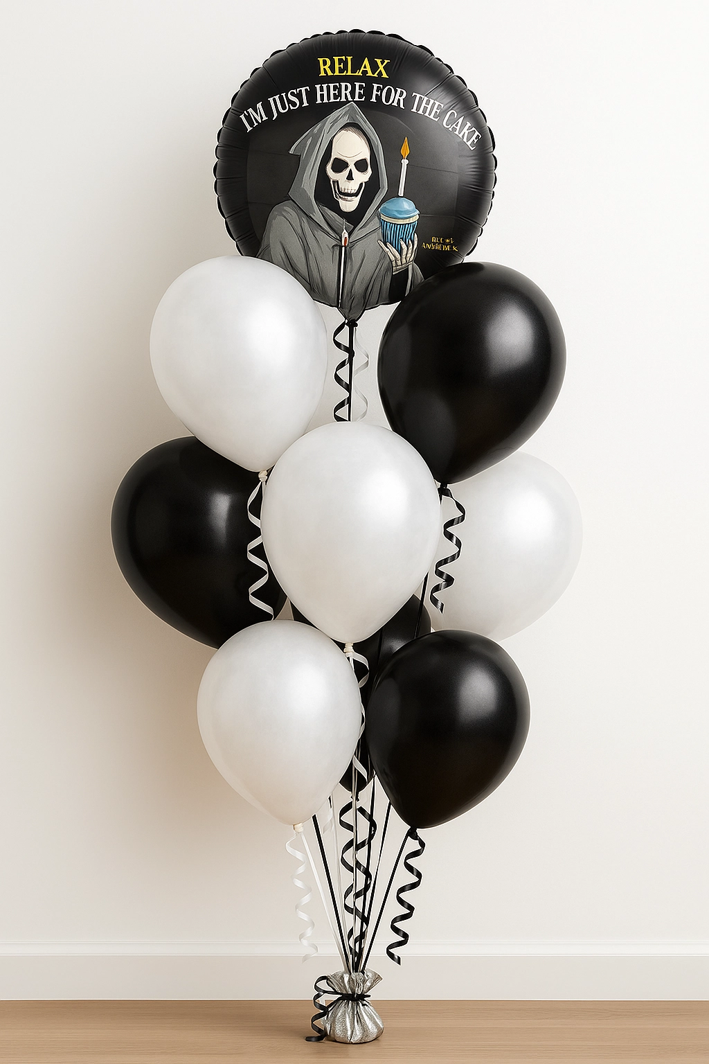 Over the Hill Balloon Bouquet 6 Latex, 1 Foil Balloon
