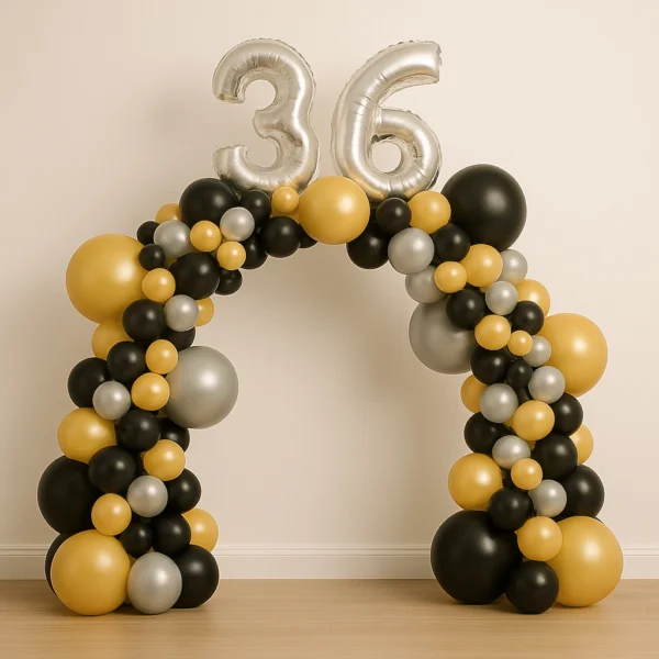 Organic Number Balloon